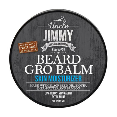 Uncle Jimmy Beard Gro Balm – Skin Moisturizer (2 oz) - ANNS BEAUTY SUPPLY